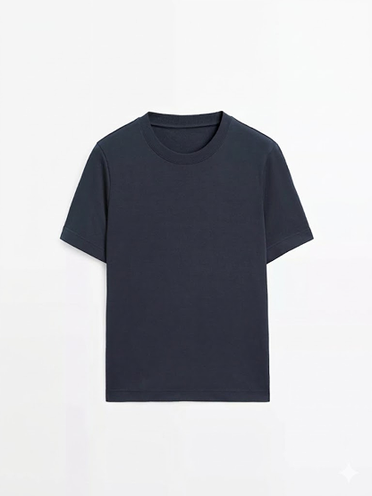 Camiseta hum cuello redondo 100% algodón